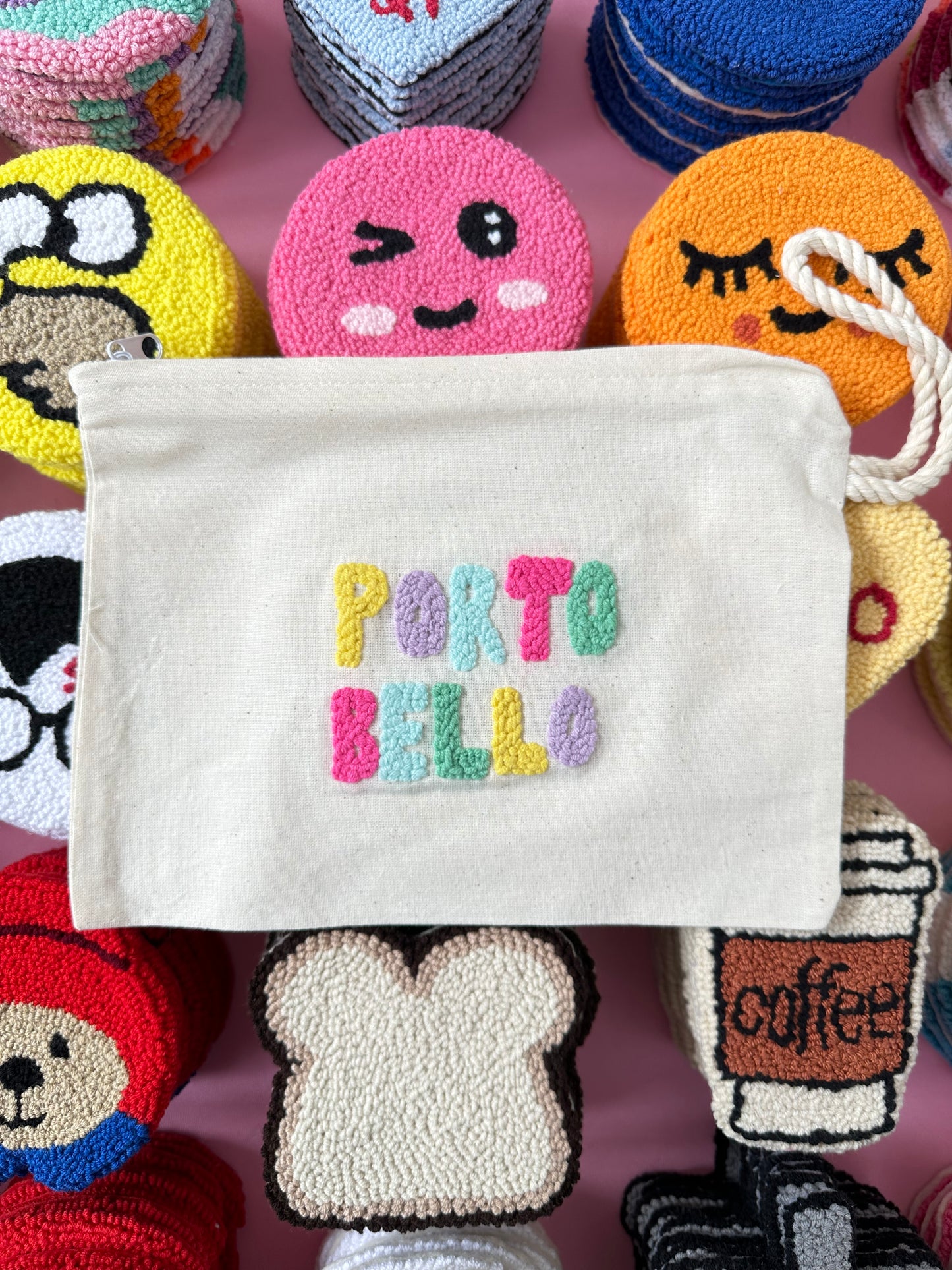 Punch makeup bag