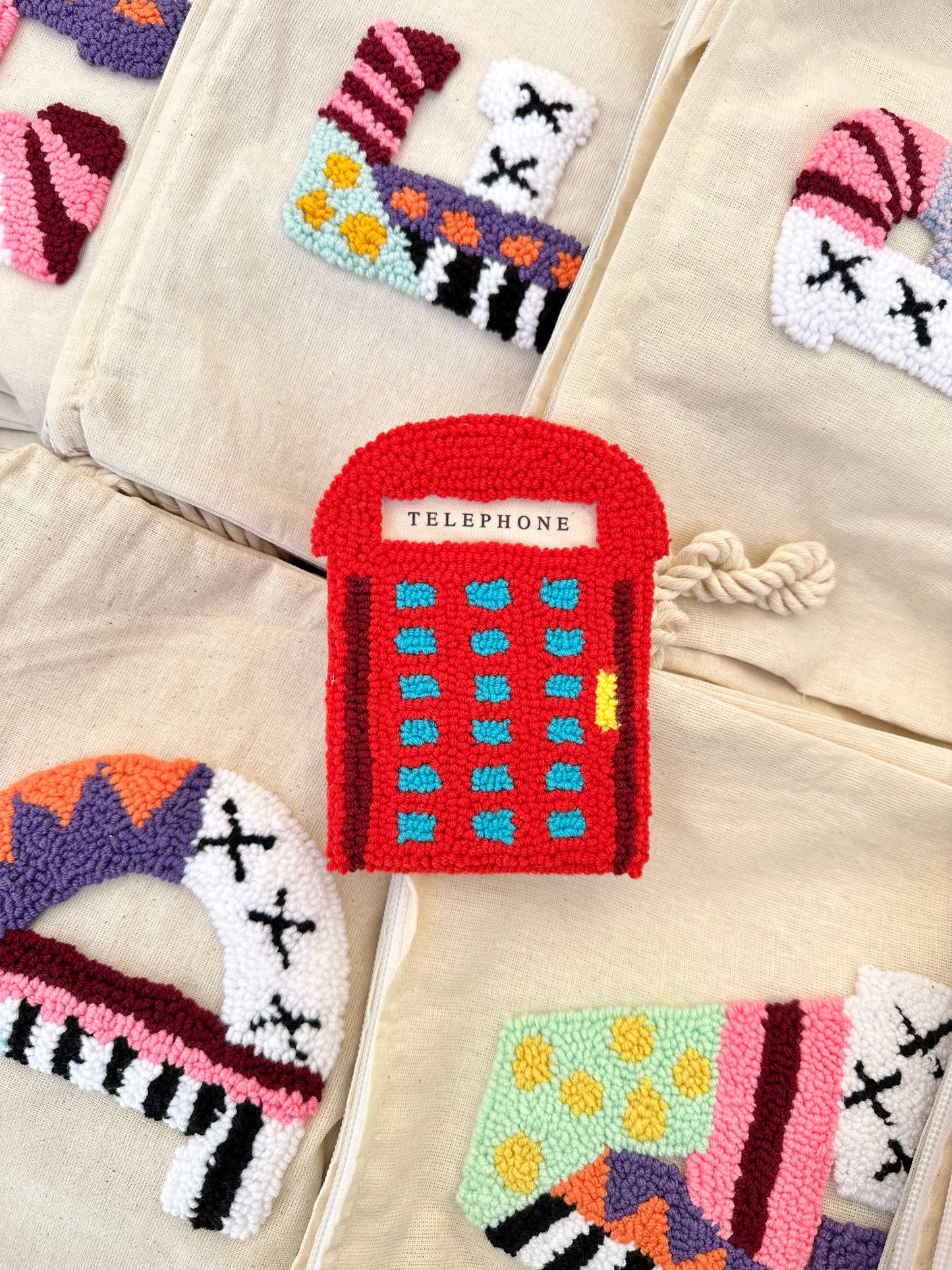 Telephone booth coaster