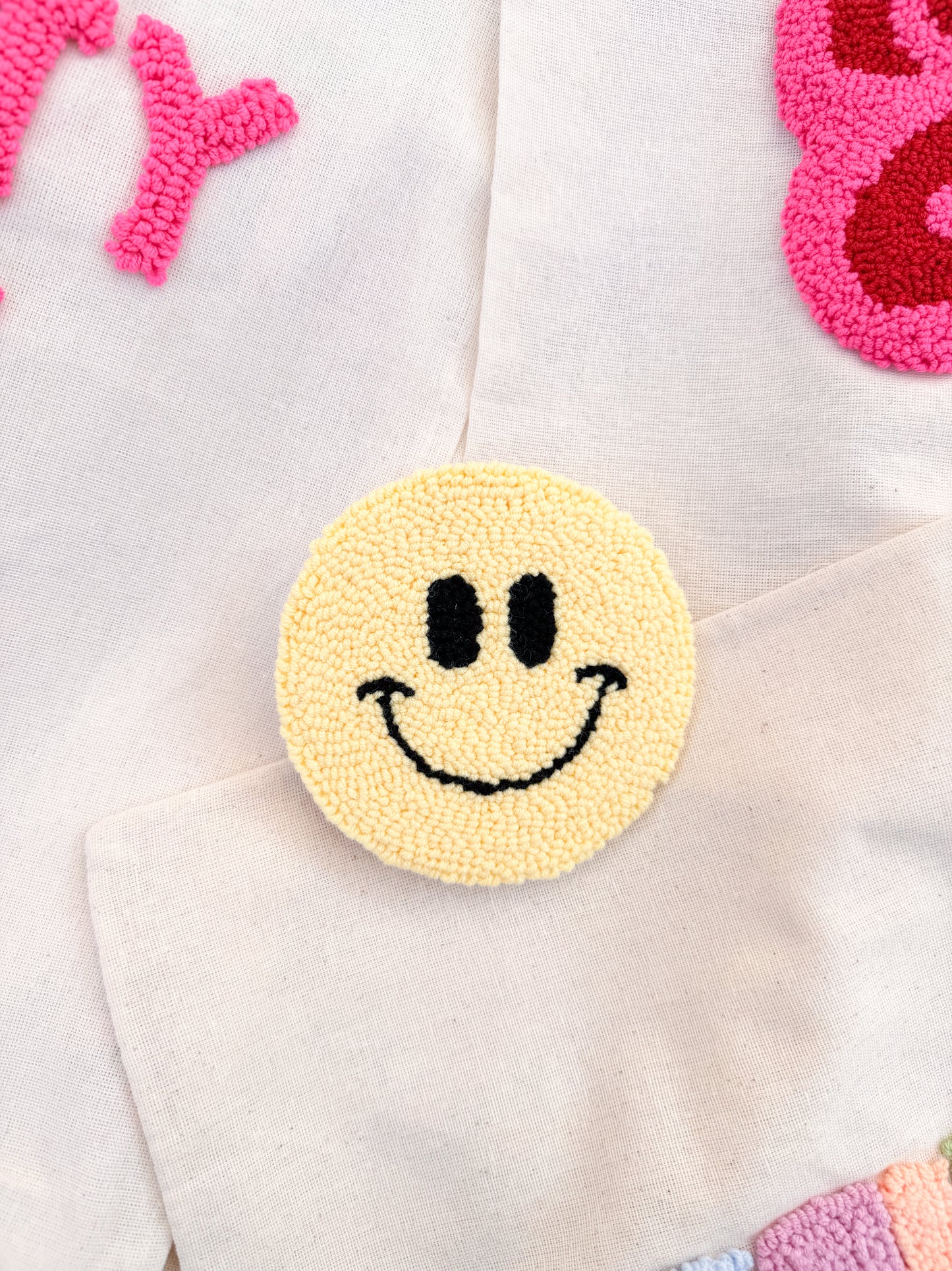 Smiley face coaster