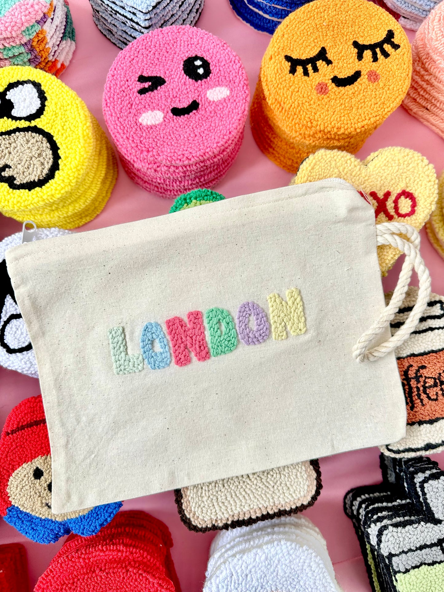 Punch makeup bag