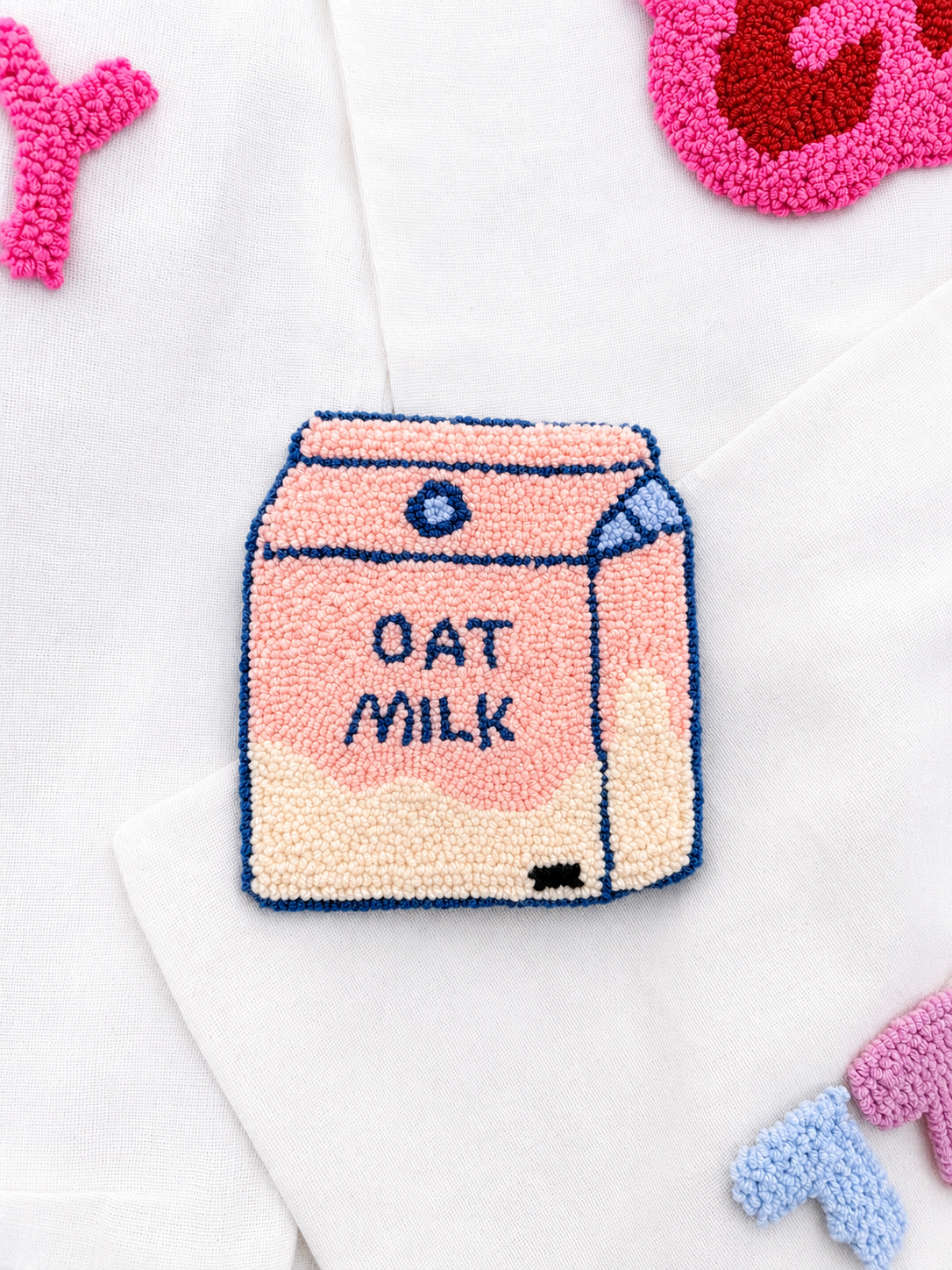 Oat milk coaster