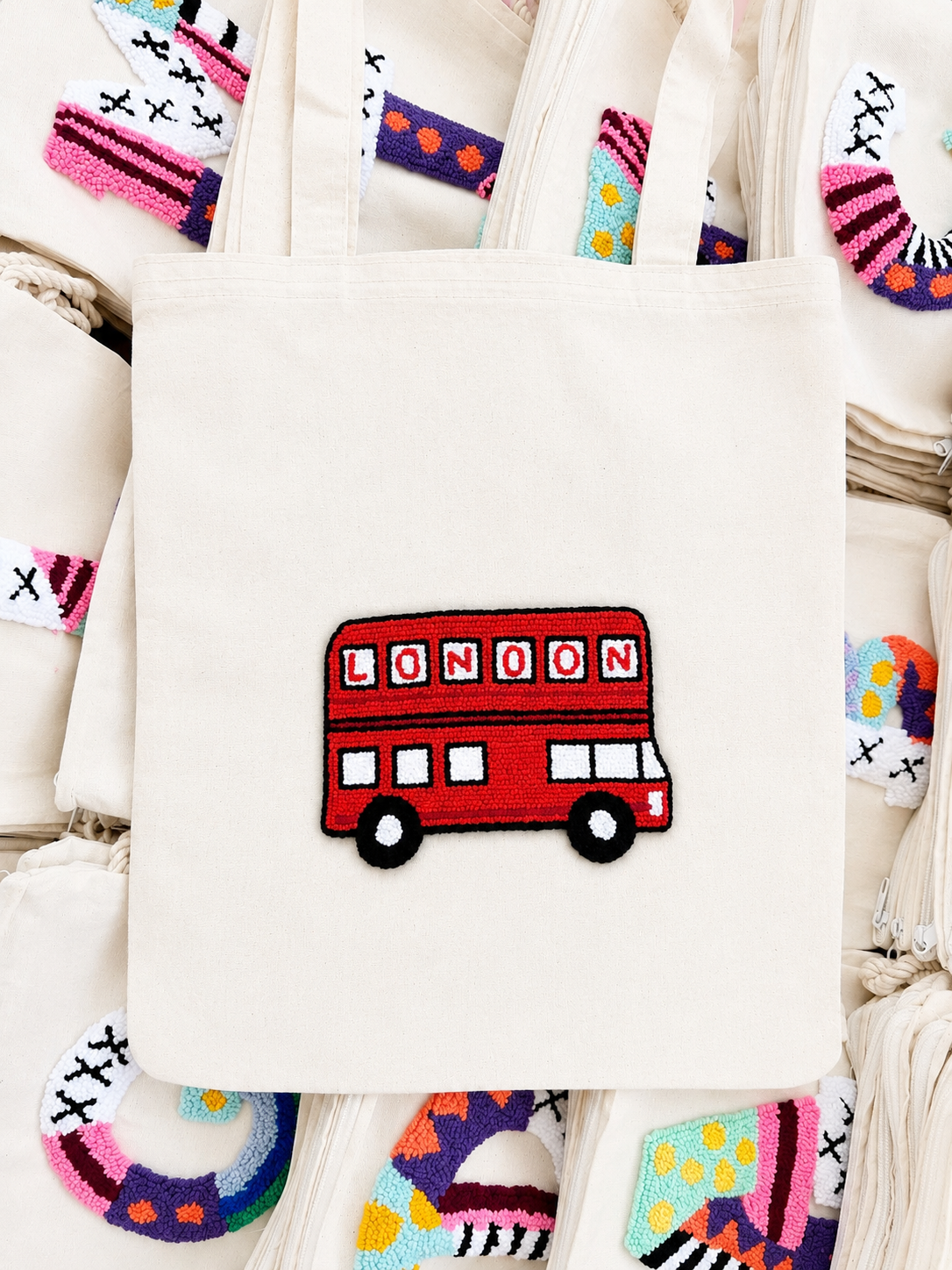 London bus tote bag