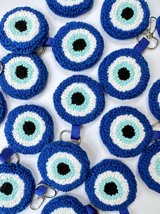 Evil eye keychain