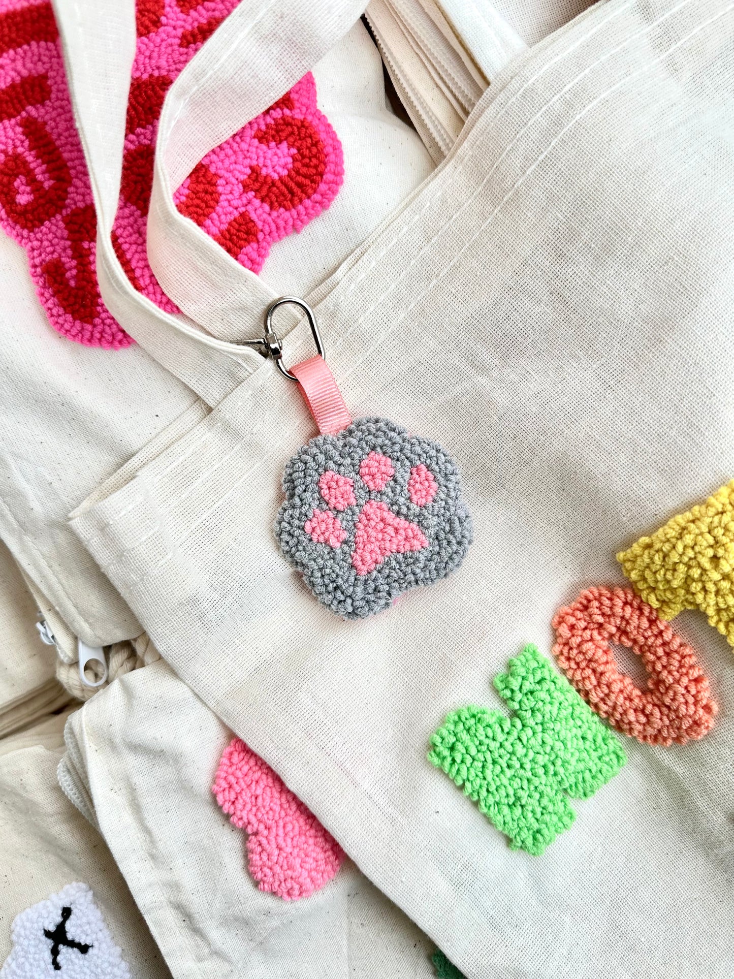 Paw keychain