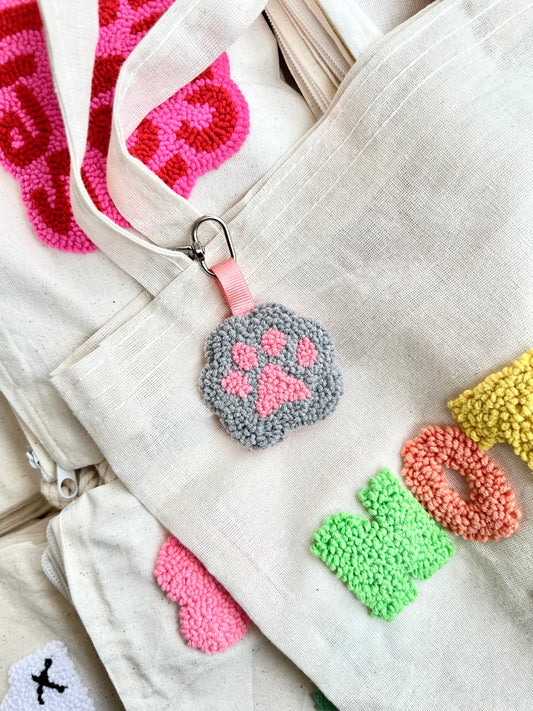 Paw keychain