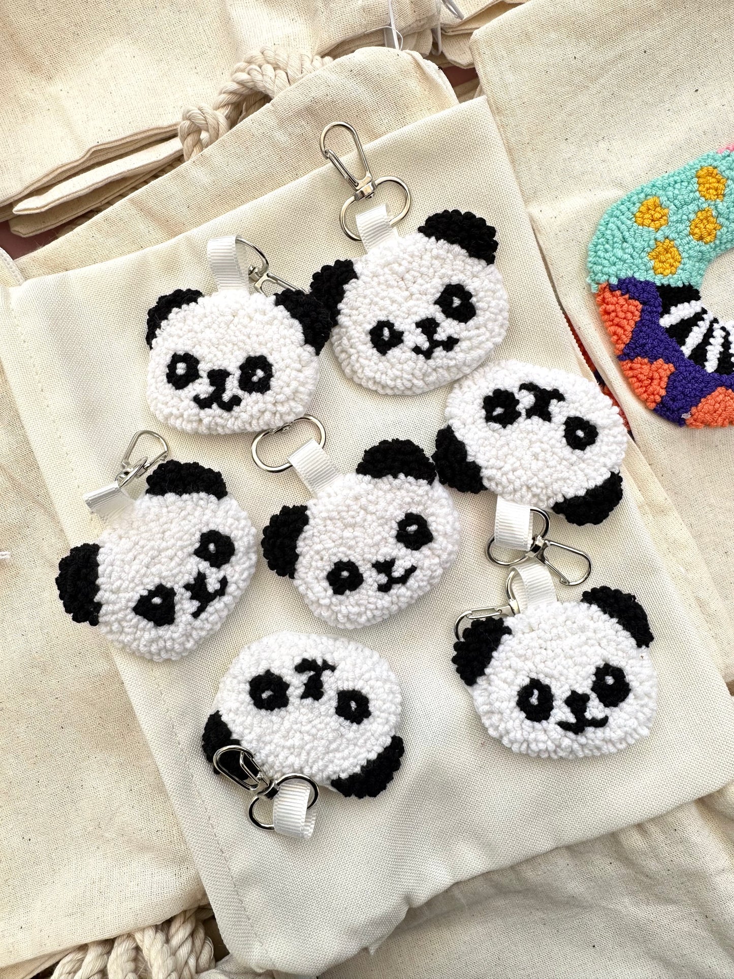 Panda keychain