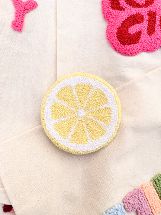 Lemon coaster