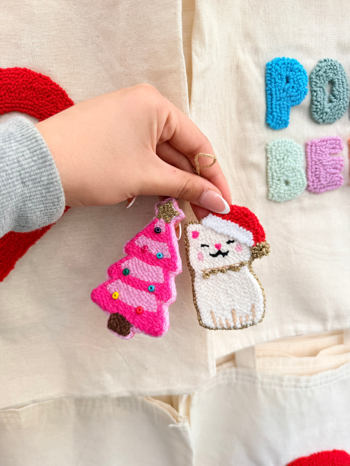 Christmas ornaments keychains