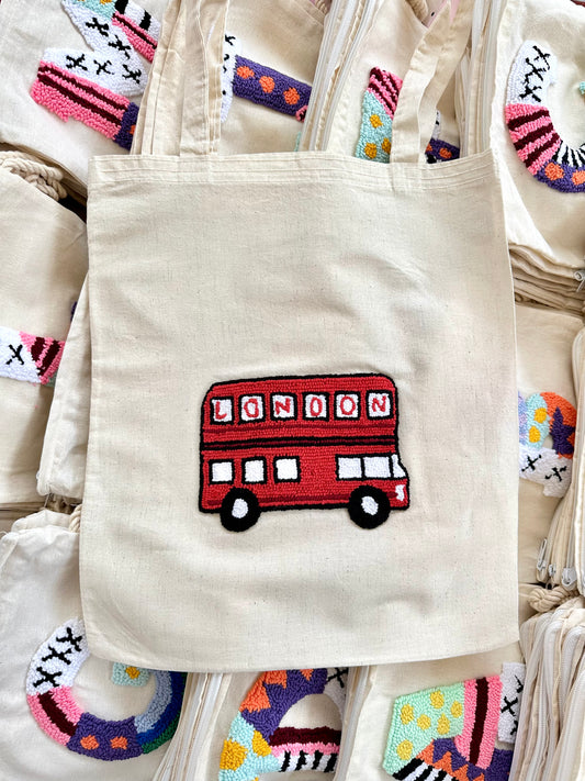 London bus tote bag