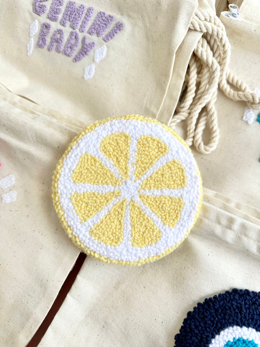 Lemon coaster