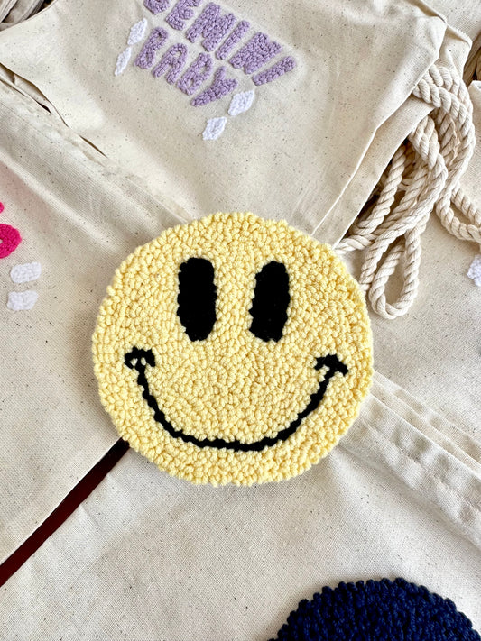 Smiley face coaster