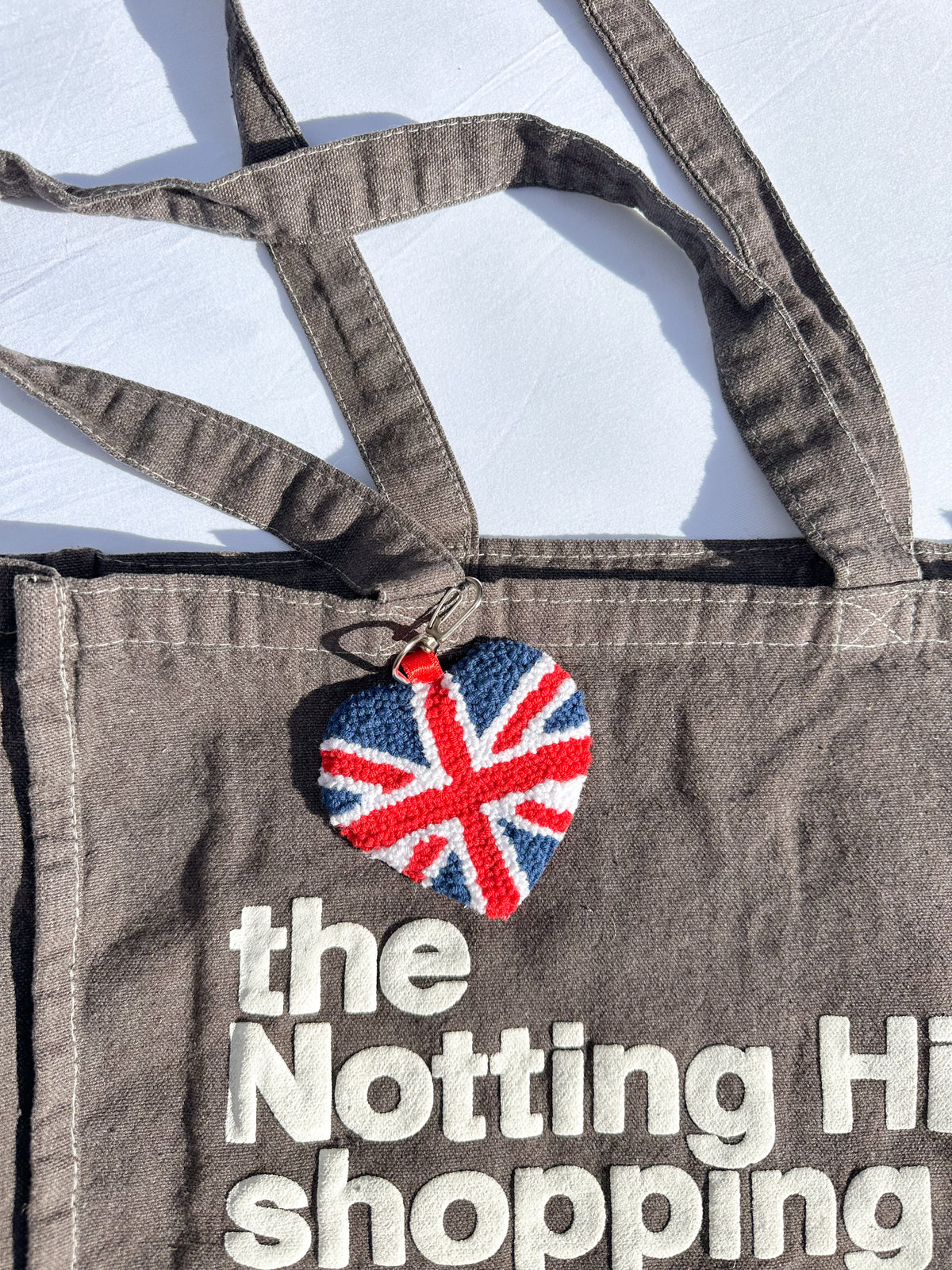 Union Jack heart keychain Magnet