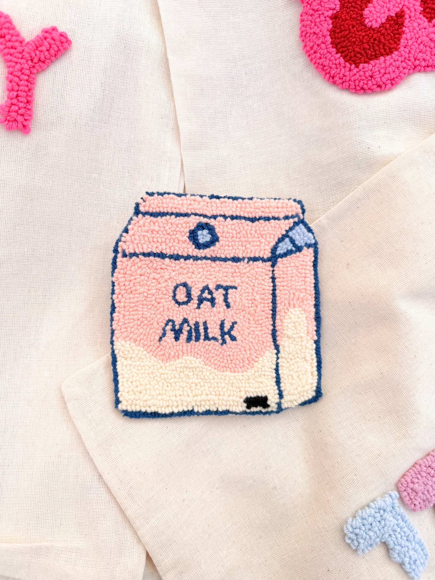 Oat milk coaster