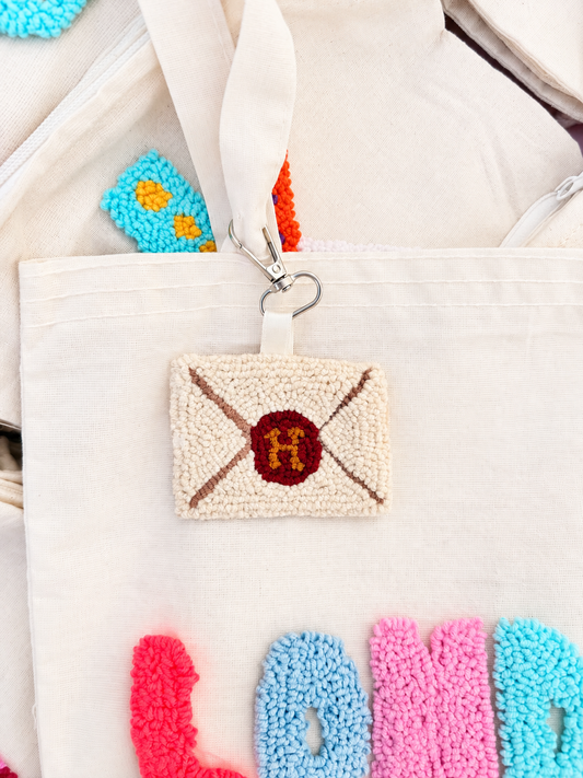 Harry Potter letter keychain