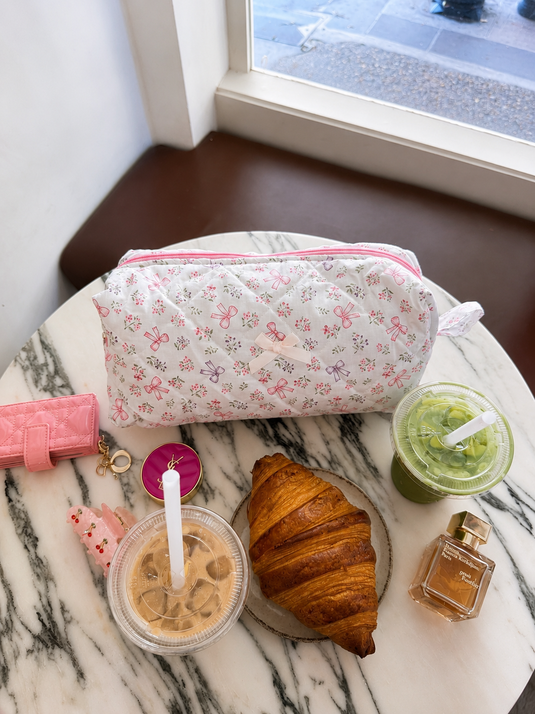 Blossom Bow Makeup bag