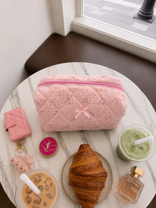 Blush Bloom Makeup Bag