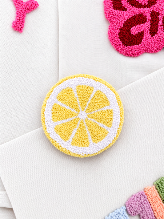 Lemon coaster