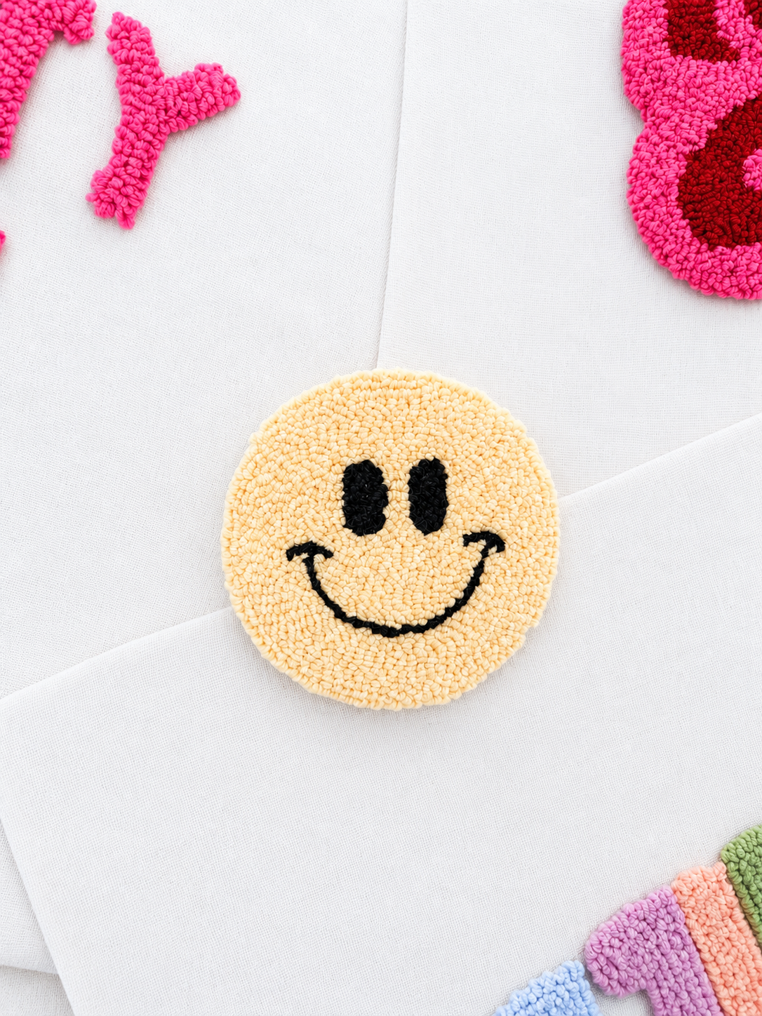 Smiley face coaster
