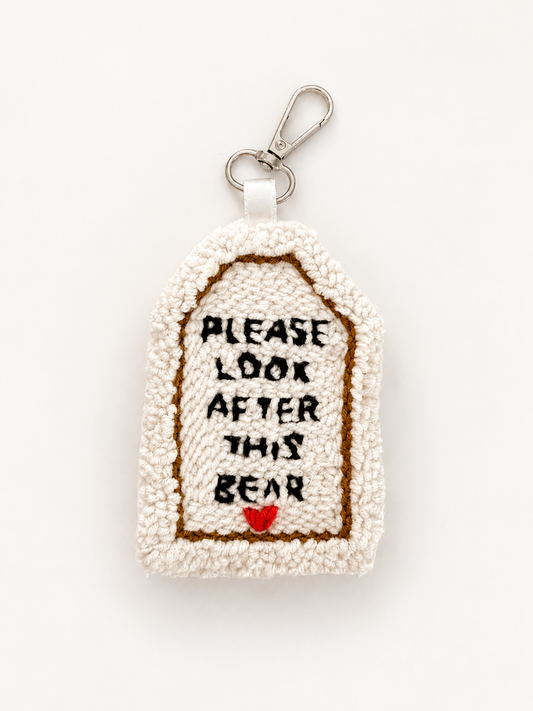 Paddington tag keychain