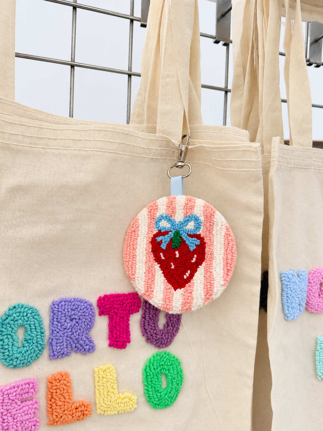 Strawberry keychain