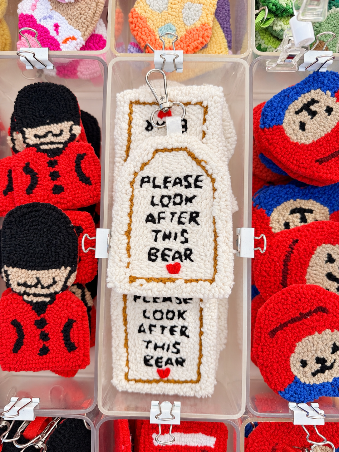 Paddington tag keychain