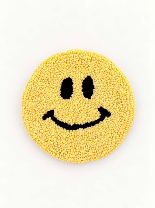 Smiley face coaster