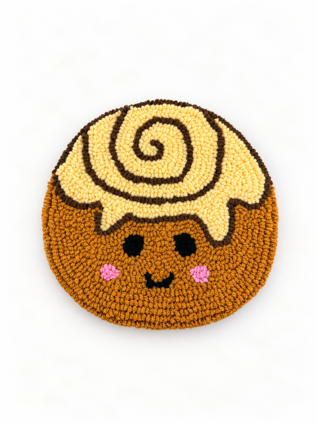 Cinnamon bun coaster