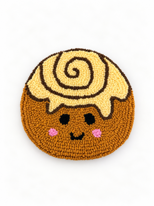 Cinnamon bun coaster