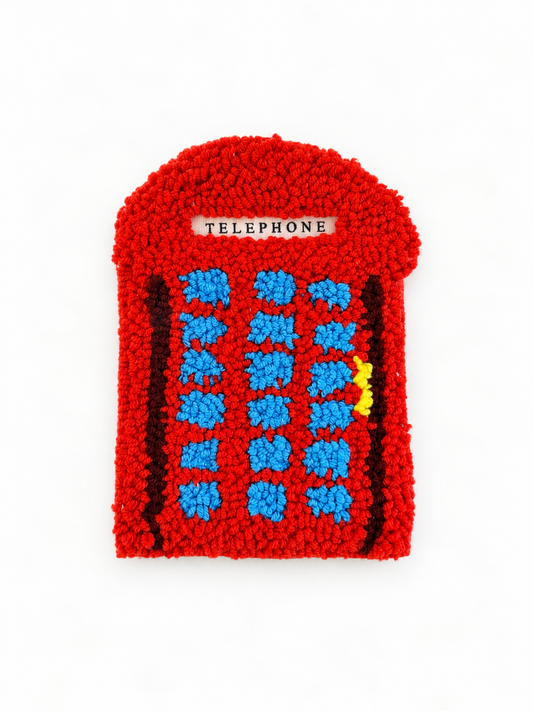 Telephone booth coaster