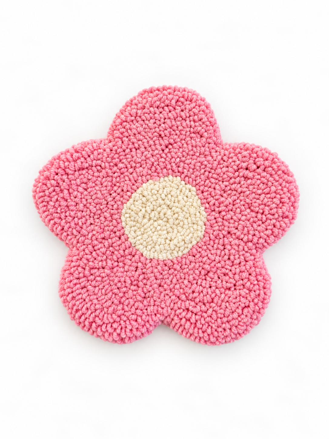 Pink flower coaster