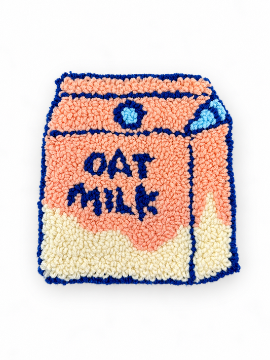 Oat milk coaster