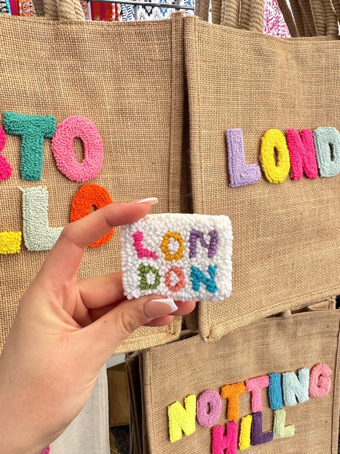 London square keychain and magnet