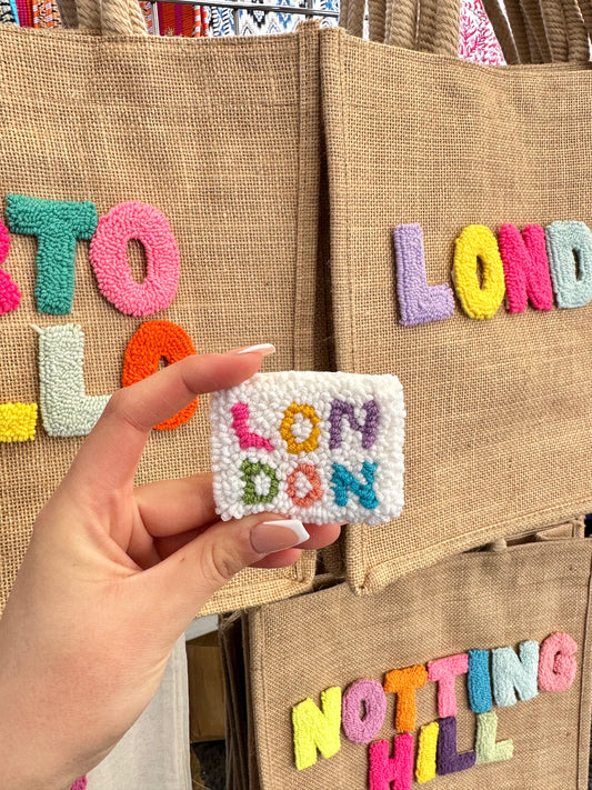 London square keychain and magnet