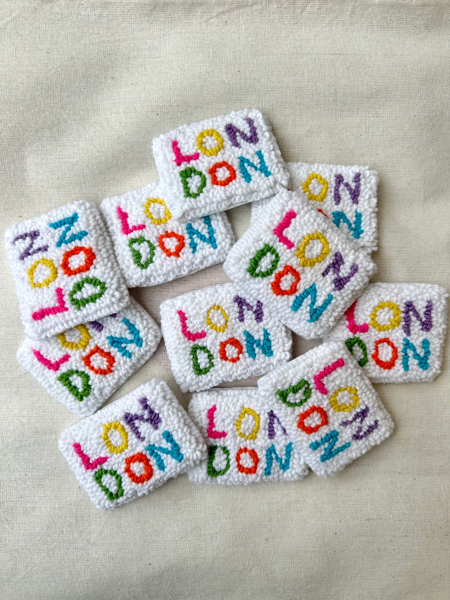 London square keychain and magnet